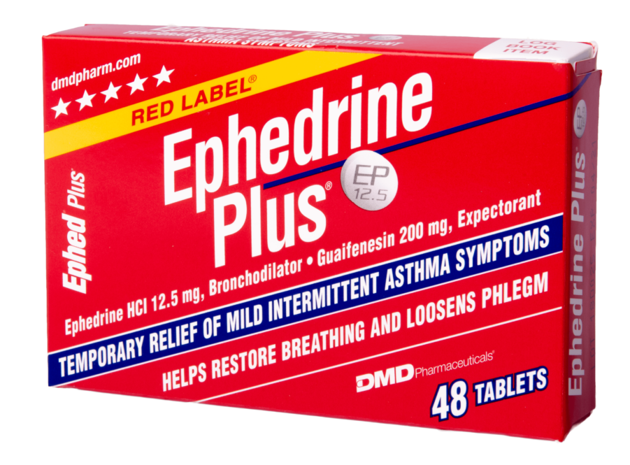 Ephedrine Plus Tablets 12.5 Mg 48-Count Box
